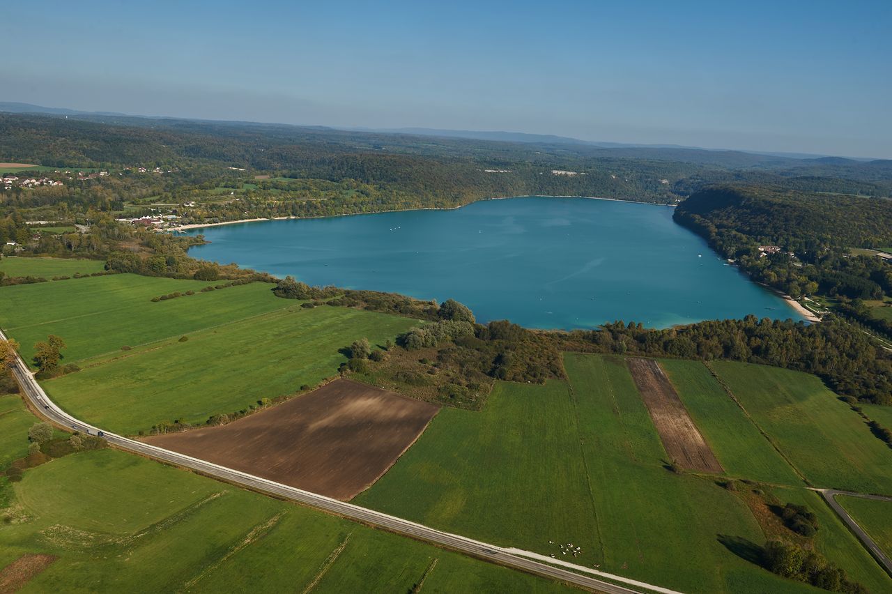 Paysage Lacs Lac de Chalains BI-0356